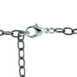 Southwest Moon Sterling Silver Turquoise Flower Necklace
