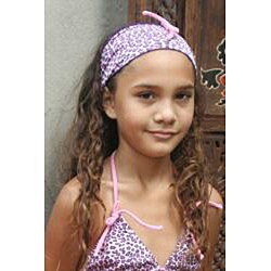 Azul Swimwear Purple Leopard Print Headband