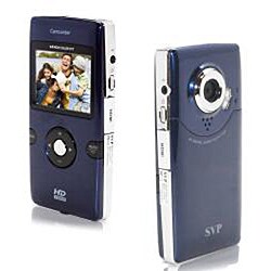 SVP HDDV1100 Navy Blue HD Digital Camcorder with 32GB SD Card