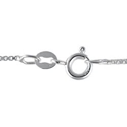 Southwest Moon Sterling Silver Red Agate Heart 18-inch Necklace