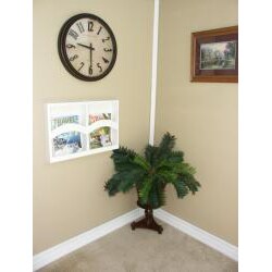 On-the-wall Double Magazine Rack