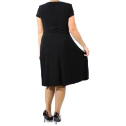 R & M Richards Women's Buckle Dress