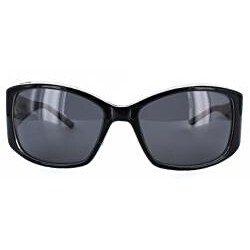 Phoebe Couture Women's Black/ White Fashion Sunglasses