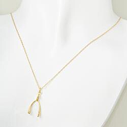 Creative Design Group 14k Gold 'Wishbone' Necklace