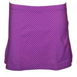 Divinita Sole Purple Polka Dot Swim Skirt 
