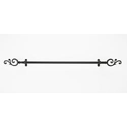 Medley 48 to 86-inch Black Curtain Rod