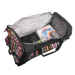 Olympia 'Spring' 26-inch Fashion Rolling Duffel
