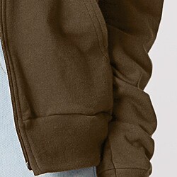 American Apparel Unisex Army California Fleece Zip Jogger Jacket