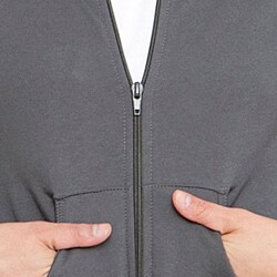 American Apparel Unisex Slate California Fleece Zip Hoodie