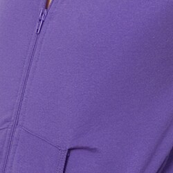 American Apparel Women's Purple California Fleece Zip Hoodie (Extra Small)