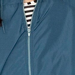 American Apparel Unisex A-Way Nylon Taffeta Dark Sea Green Jacket