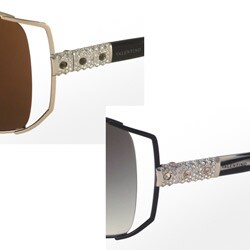 Valentino VAL5560/S Women's Oversize Shield Sunglasses