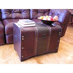 Old Fashioned Large Wood Storage Chest