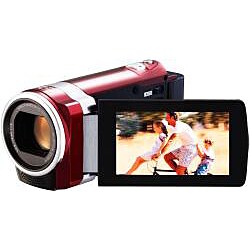 JVC Everio GZHM450RUS 1080p 8GB Red Digital Camcorder (Refurbished)