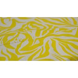Yellow Zebra Shower Curtain
