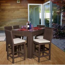 Atlantic 'Olivia' Wicker Barstools (Set of 2)