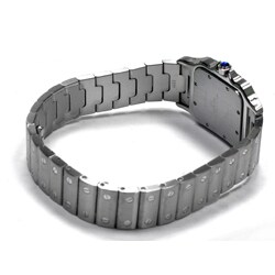 Pre-Owned Men's Cartier Santos Galbee Stainless Steel Watch