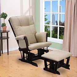 Oeko 'Charlotte' Glider Rocker/ Ottoman