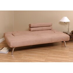 Brown T-back Sofa Bed