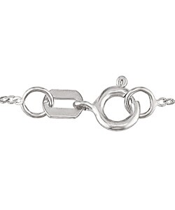 14k Gold 1/10ct TDW Diamond Solitaire Necklace (H-I, I1-I2)