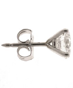 14k Gold 2ct TDW Round Diamond Stud Earrings ( G-H, I1-I2)
