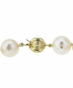 DaVonna 14k Gold Cultured Freshwater Pearl Necklace (9-10 mm/ 18 in)
