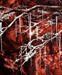 Handcrafted Recycled Glass Icicle Ornaments - 20 pack (India)