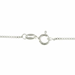 Silver and 14k Gold Rose and Heart Necklace