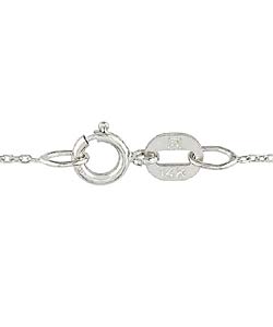 14-kt. White Gold Diamond Heart Pendant