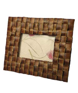 Handcrafted Palm Leaf Photo Frame