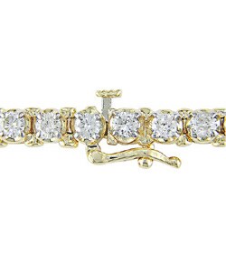 14k Gold 4ct TDW Diamond Tennis Bracelet (H-I, I2-I3)