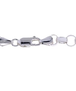 Sterling Silver 16 or 20-inch 6.5 mm Rolo Chain Necklace