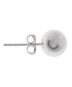 Sterling Silver Ball Stud Earring Set (6 mm - 10 mm)