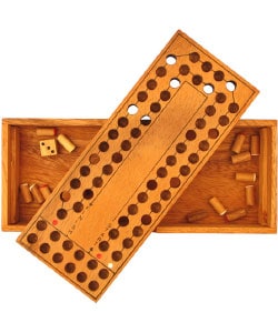 Handcrafted Wood Racing Horse Game