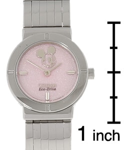 Citizen Womens Eco-Drive Pink Dial Mickey Mouse Watch