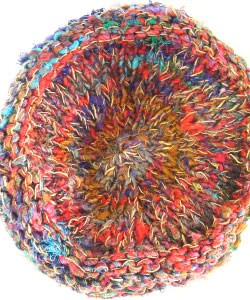 Recycled Silk/Hemp Roll Up Hat (Nepal)
