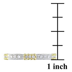 14k Gold 1/4ct TDW Round Diamond Eternity Band (J-K/ I2-I3)