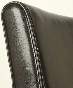 Wasatch Black Leather Dining Chairs (Set of 2)