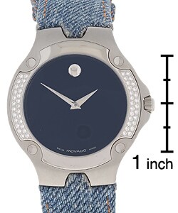 Movado Women's Sports Edition Denim Diamond Watch