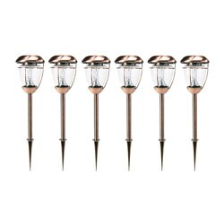 Deco Solar Outdoor Accent Lights (Set of 6)