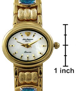 Jules Jurgensen Women's Topaz Gemstone Watch