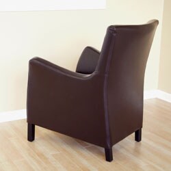 Full Bi-cast Leather Club or Reception Chair