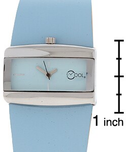 Cool Kid's Sky Blue 'Rectangle' Watch