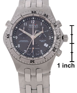 Sector 975 Stainless Black Dial Chronograph Watch