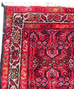 Hamadan Hand-knotted Semi-antique Rug 3'2 x 9'8 (Iran)