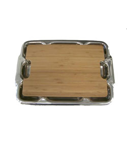 Precision Works Gourmet Bamboo Cutting Board & Tray
