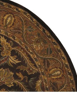 Hand-tufted Jewel Collection Wool Rug (8' Round)
