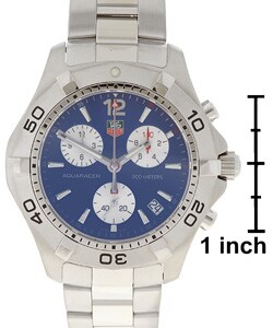 Tag Heuer Blue Dial Aquaracer Chronograph Watch