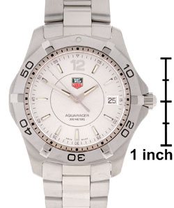 Tag Heuer Mens Silver Dial Aquaracer Watch  