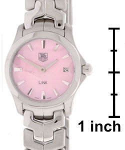 Tag Heuer Women's Pink Mother of Pearl Dial Link Watch